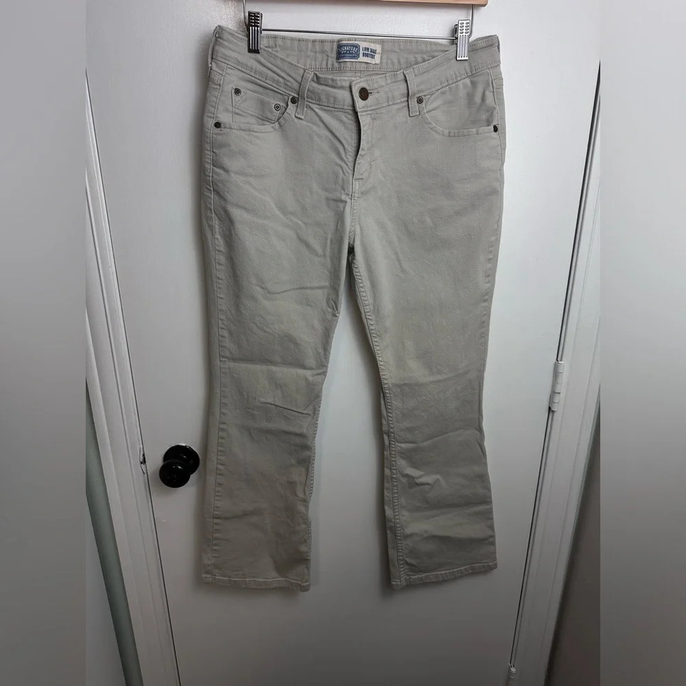 Levi's Signature Low Rise Bootcut Tan Jeans Womens Size 10 Short #1227